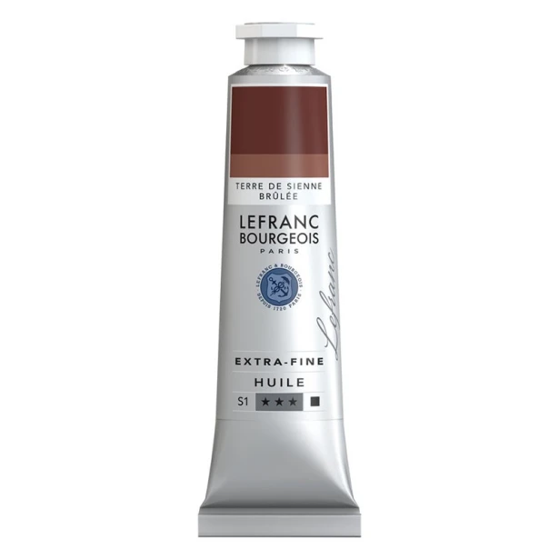 481 Burnt sienna, artystyczna farba olejna Lefranc 40ml