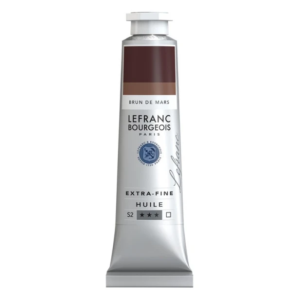 105 Mars brown, artystyczna farba olejna Lefranc 40 ml