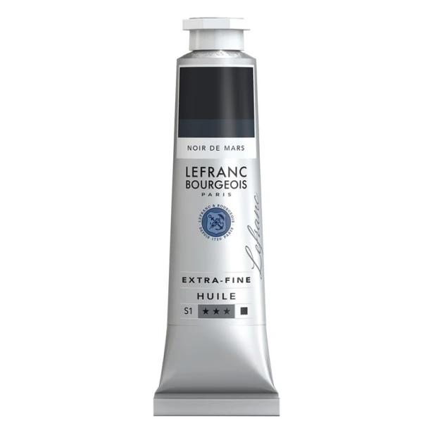 271 Mars black, artystyczna farba olejna Lefranc 40 ml