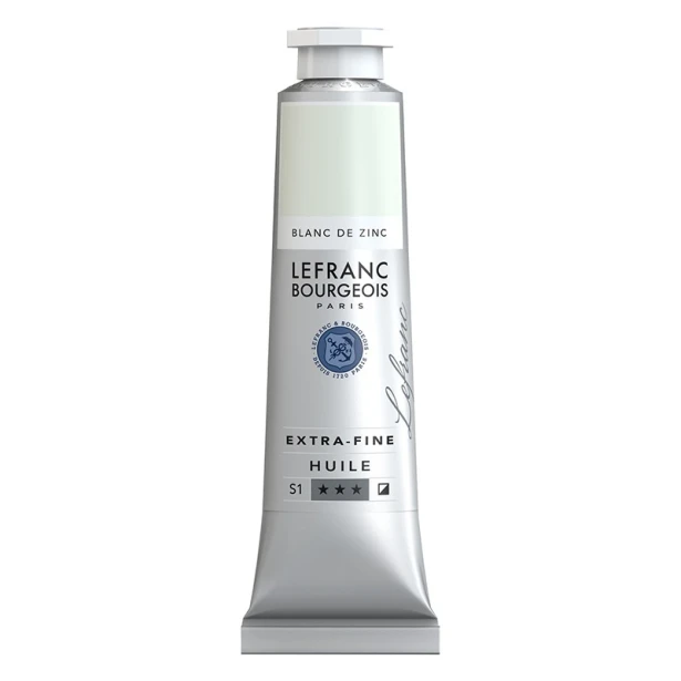 009 Zinc white, artystyczna farba olejna Lefranc 40 ml