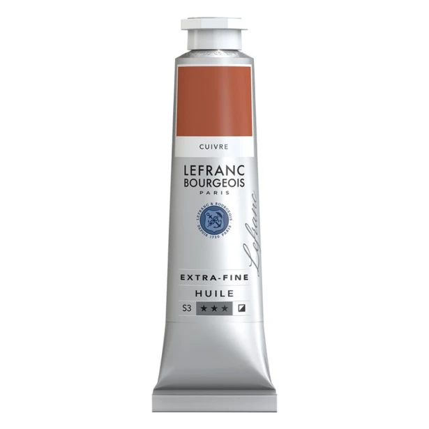 707 Copper, artystyczna farba olejna Lefranc 40 ml