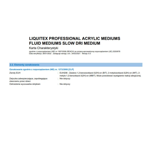Slow-dri blending medium, Liquitex 237ml