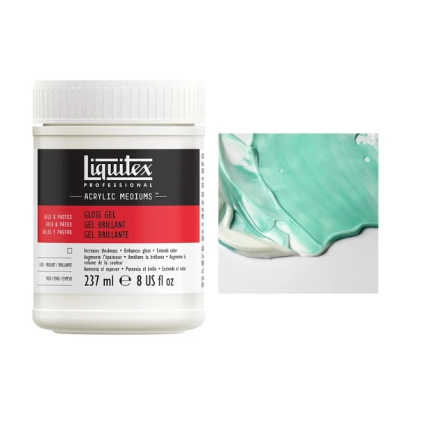 Gloss gel, żel medium błyszczące, Liquitex 237ml