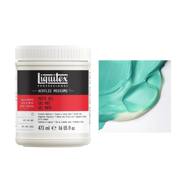 Matte gel, żel medium matowe, Liquitex 473ml