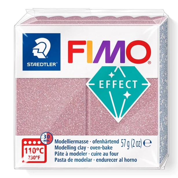 212 Błyszczący - różowe złoto, Fimo effect 56g