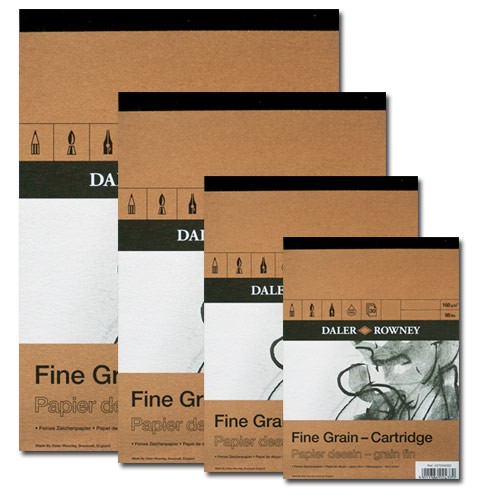 Blok rysunkowy Daler Rowney - Fine Grain, 30 kartek A2, 160g