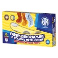 Farby metaliczne Astra, zestaw 6 x 10ml
