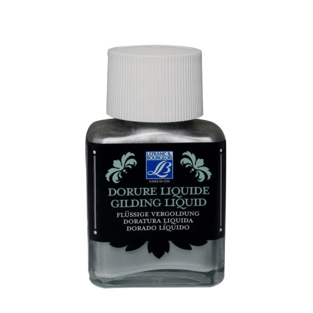 Silver, płynny tusz pozłotniczy L&amp;B 75ml