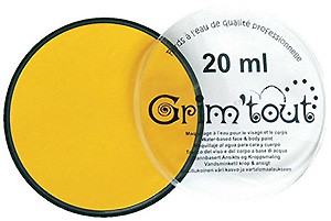 Yellow, farba do twarzy Grim Tout, 20ml