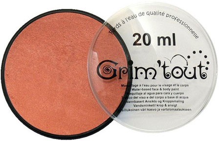 Copper, metaliczna farba do twarzy Grim Tout, 20ml