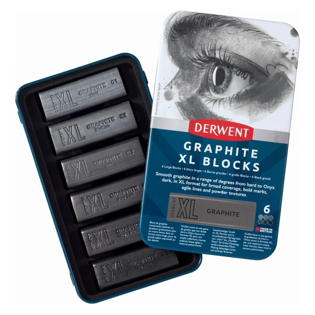 Zestaw Graphite XL Blocks, Derwent, 6 szt