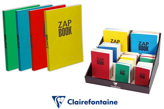 Szkicownik ZAP BOOK A4, Clairefontaine, 160 ark. 80g