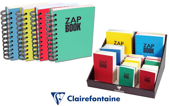 Szkicownik ZAP BOOK na spirali A6, Clairefontaine, 160 ark. 80g