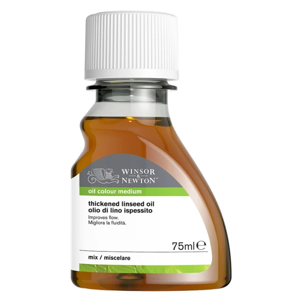 Olej lniany zagęszczony, Winsor&amp;Newton, 75ml