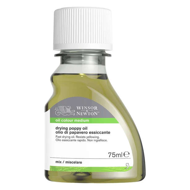 Olej makowy wysychający, Winsor&amp;Newton, 75ml