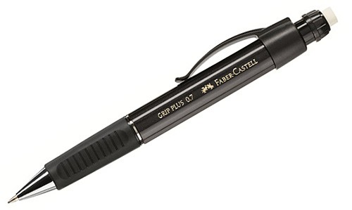 Ołówek automatyczny Faber-Castell GRIP PLUS, czarny 0.7mm