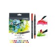 Wodne pisaki pędzelkowe Aqua Brush Duo, Lyra, 24 kolorów