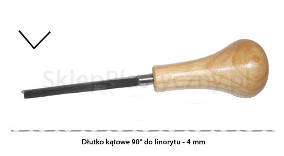 103, dłuto graficzne kątowe 90, 4mm