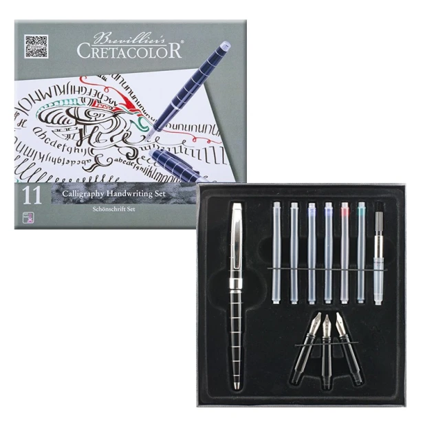 Calligraphy Handwriting set, komplet do kaligraligrafii 11 ele.