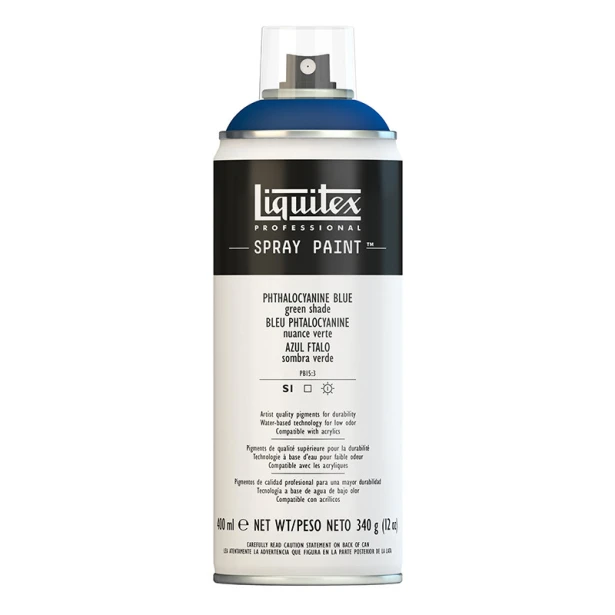 0316 Phthalo blue GS, farba w spray'u Liquitex, 400ml