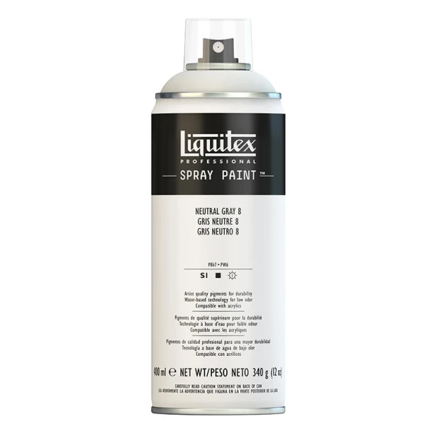 8599 Neutral grey 8, farba w spray'u Liquitex, 400ml