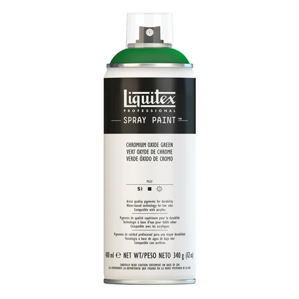 0166 Chromium Oxide Green, farba w spray'u Liquitex, 400 ml