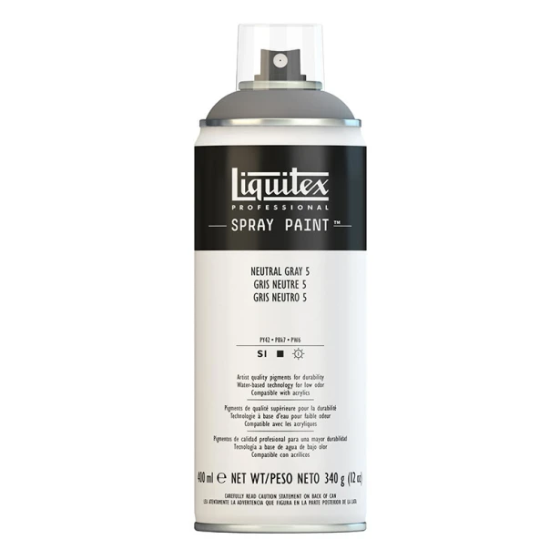5599 Neutral grey 5, farba w spray'u Liquitex, 400ml
