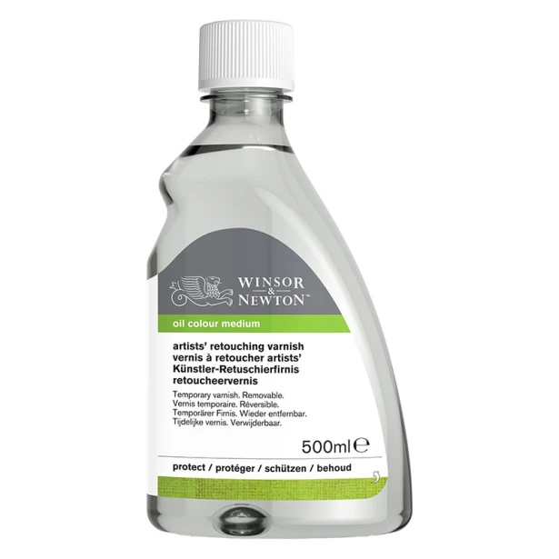 Werniks retuszerski do farb olejnych, Winsor&amp;Newton, 500 ml