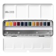 Akwarele Professional Black Box - półkostki, Winsor&amp;Newton 12kol