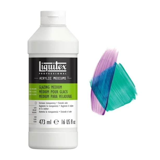 Glazing medium, medium do laserunków, Liquitex 473ml