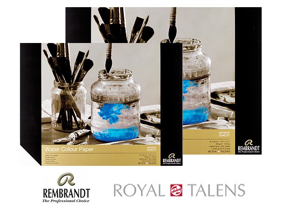 Blok do akwareli Rembrandt, Talens, 20 ark. 300g, 24 x 32cm