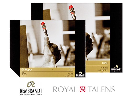 Blok do farb olejnych Rembrandt, Talens, 10 ark. 300g, 30 x 40cm