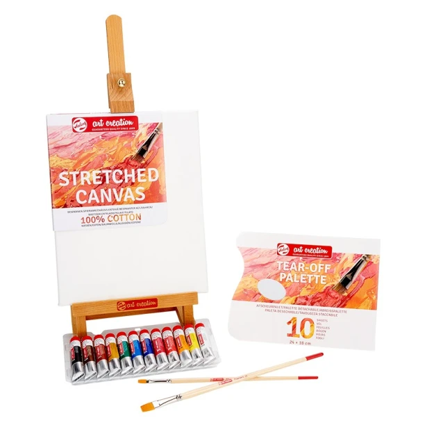 Acrylic Combi Set, zestaw do malarstwa akrylowego, 17 el.
