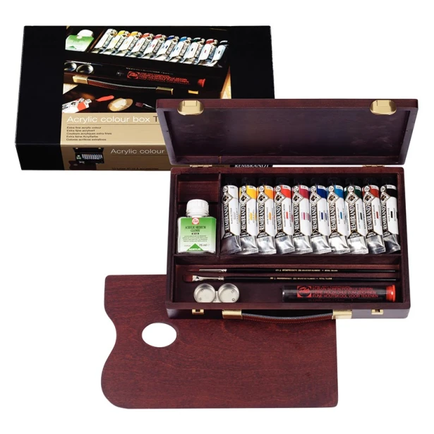 Farby akrylowe Talens Rembrandt Traditional, 10 x 40 ml + akc.