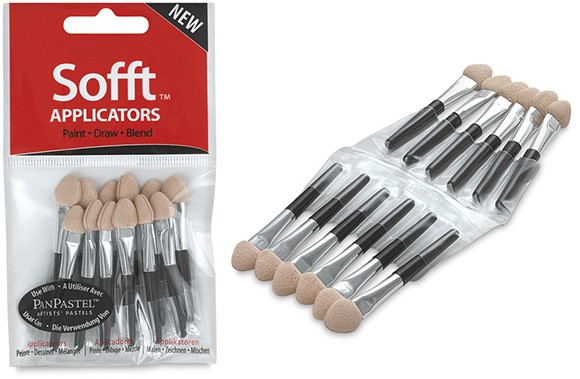 PanPastel Aplikator "Mini" do nakładania pasteli, 12szt.