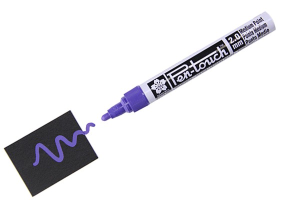 Purple - medium, pisak Pen Touch, Sakura, 2mm