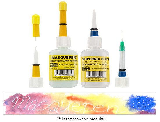Dwupack - płyn maskujący Masquepen + Supernib Plus