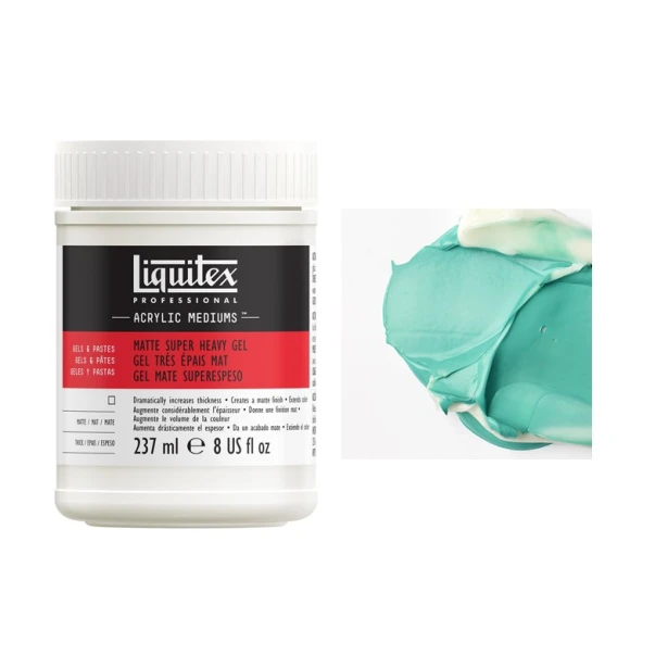Matte super heavy gel, superciężkie medium matowe, Liquitex, 237