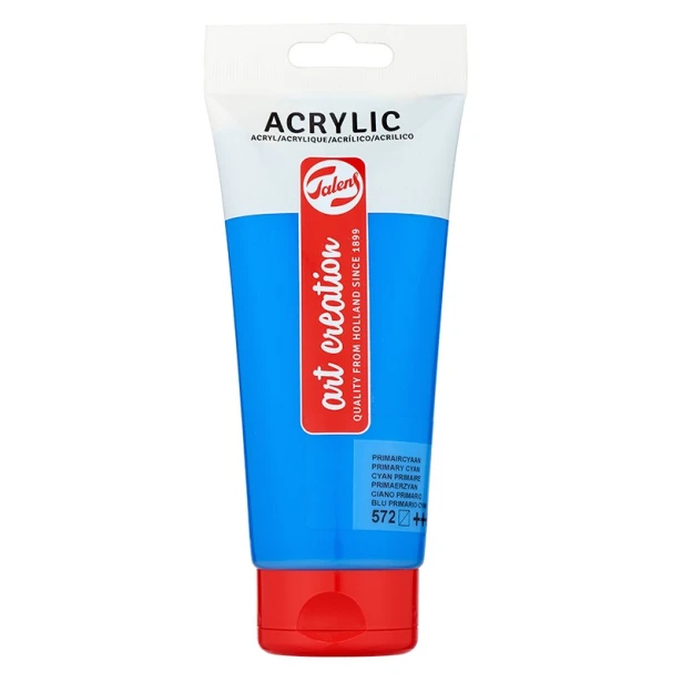 572 Primary cyan, farba akrylowa ArtCreation, 200ml