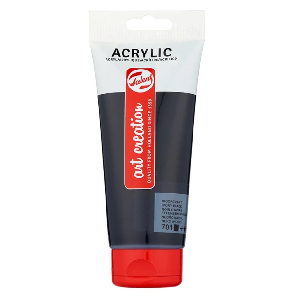 701 Ivory black, farba akrylowa ArtCreation, 200ml