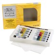 Farby akrylowe Galeria, zestaw 10 x 60ml + akcesoria