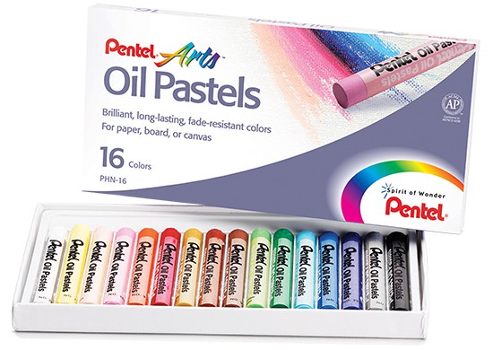 Pastele olejne 16 kolorów Pentel