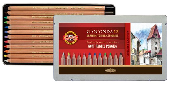 Pastele w kredkach Gioconda, Koh-I-Noor, 12 szt.