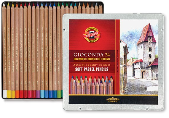 Pastele w kredkach Gioconda, Koh-I-Noor, 24 szt.
