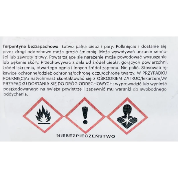 Terpentyna bezzapachowa, 250 ml