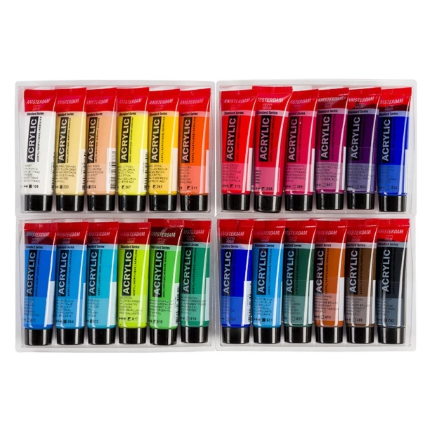 Farby akrylowe Talens Amsterdam, 24 x 20ml