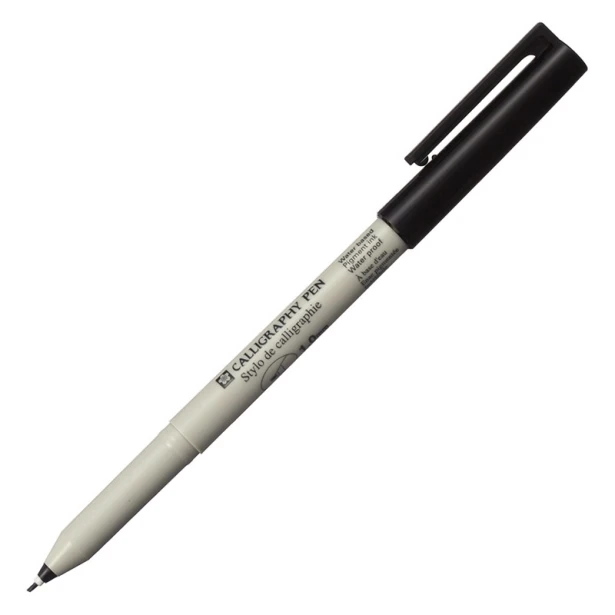 1.0 - czarny pisak Calligraphy Pen, Sakura