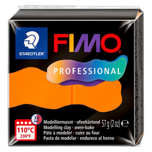 4 Orange, FIMO Professional, modelina termoutwardzalna, 57 g