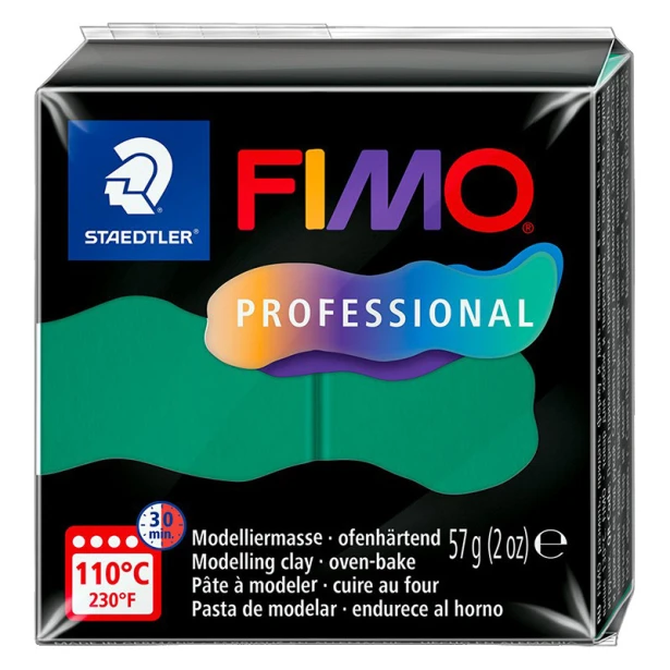 500 True green, FIMO Professional, modelina termoutwardzalna 57 g