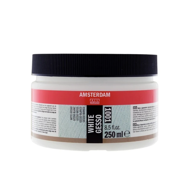 Gesso białe Amsterdam, white gesso 250ml